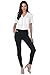 Rekucci Women's Ease in to Comfort Modern Stretch Skinny Pant w/Tummy Control (6,Black)