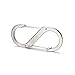 Klean Kanteen Steel S-Biner 3 - Stainless Steel Carabiner Clip - Dual Carabiner - Stainless Steel - Water Bottle Carrier - Not for Climbing - Number 3 Type