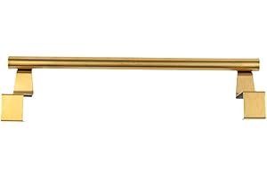 Golden Over-Door Towel Holder Rack for Bathroom, Kitchen & Living Room – Stainless Steel with Chrome Finish, Space-Saving Han
