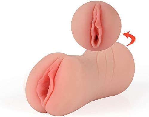 Cheap Male Pôcket Püsseýsfõõt for Men Adullt Toys,Hands Free Realistic Tight Feel Small, Silicone Male Sléévé Strõkér,Ultra-Soft Double Headed, Gifts for Boyfriend and Husband