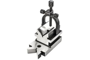 AI All Angle Hardened Steel Tool Makers Vee V Block & Clamp Set - Multi Use Engineering Block Hard & Precision Ground