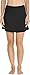 Coolibar UPF 50+ Women's Swim Skort - Sun Protective Black Medium