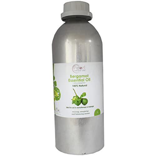 Bergamot Essential Oil 1 Litre 100% Pure, Natural, Cruelty Free, Vegan