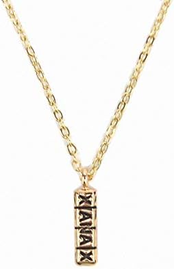 Xanax Pill Pendant Necklace Men Women Bar Pill Drug Design Pendants Jewelry Gold Party Necklaces