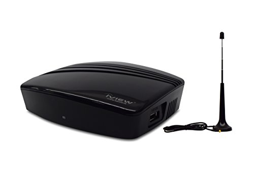 IVIEW-3200STB-A, Digital Converter Box with Recording and Media Player, Analog to Digital, Support QAM Tuner, PSIP, Channel 3/4, HDMI, USB, Antenna Included
