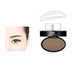 LandFox Brow Stamp Powder Delicated Natural Perfect Enhancer Straight United Eyebrow Powder (Coffee)