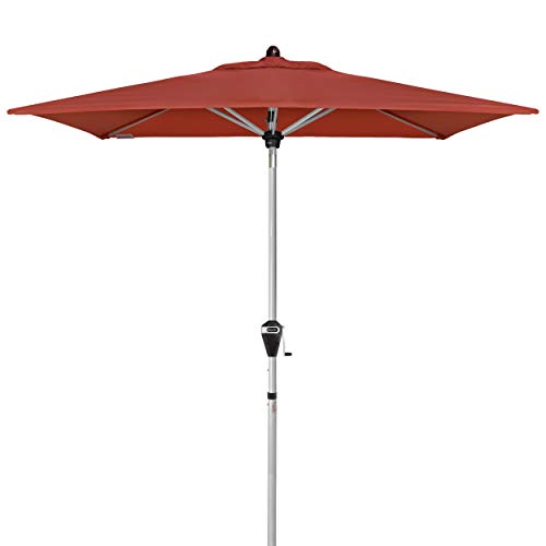 Doppler ACTIVE Auto Tilt 210x140 - Kurbel Sonnenschirm ideal für den Balkon - Regenabweisend - Knickbar - ca. 210x140 cm - Terracotta – Bild 5