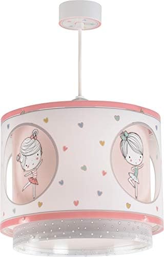Dalber Sweet Dance Children's Ceiling Pendant Lamp, Pink