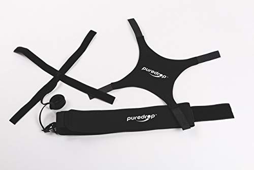 Puredrop-Volleyball-Training-Equipment-Aid-great-trainer-for-solo-practice-of-serving-tosses-and-arm-swings-Returns-the-ball-after-every-swing-Adjustable-cord-and-waist-length-fits-any-volleyball