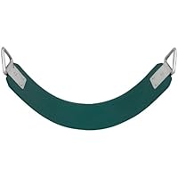 Swing Set Stuff Inc. Commercial Polymer Belt Seat with SSS Logo Sticker Playground Accessory, Green