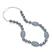 Consider It Maid Silicone Teething Necklace for Mom to Wear - FREE E-BOOK - BPA FREE and FDA Approved - Utopia (Grey)