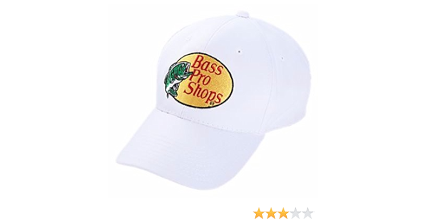Bass Pro Shops Twill Caps (White 