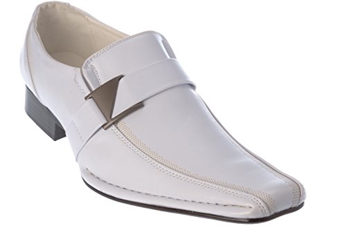 Santoni Mens Slip-On Loafer Dress-Shoes