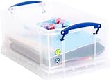 Really Useful Box 9 Litre Plastic Storage Clear 9CCB Brand view 3