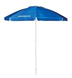 Sport-Brella Core Vented SPF 50+ Upright Beach Umbrella (6-Foot), Heathered Blue