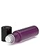 8 Pack - Essential Oil Roller Bottles - 10 Millimeter Refillable Glass Color Roll On for Fragrance Essential Oil - Plastic Roller Ball - 10 Millimeter 1/3 Ounce [Purple Frosted]