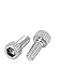 M1.6x4mm 0.35mm Pitch Hex Key Socket Head Cap Screw Bolts 100pcs