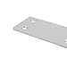 Uxcell a16063000ux0277 60mm x 38mm x 1mm Stainless Steel Corner Brace Flat Mending Repair Plate (Pack of 8)