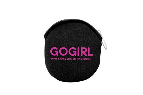 GoGirl Female Urination Device + Germ Resistant Portable Urinals for Women, Camping, Hiking, Outdoor Activities & More with Medical Grade Silicone (Reusable) + Storage Coolie Purse - Pink/Lavender