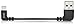 Zeskit MFi Certified Right Angle Lightning to USB Cable for CarPlay, Headphones Amplifier or DAC, DJI and More Compatible with iPhone iPod iPad iWatch Charging and Syncing (10cm / 4 inches)