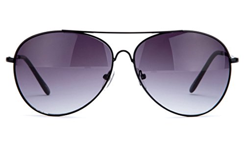 Newbee Fashion - "Atonika" Metal Classic Spring Hinge Vintage Aviator Sunglasses