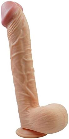 DKSD Huge Flesh Lifelike,Waterproof Flexible Hands Free with Strong Cuction Cup for Women(13.8 inch) (Color : Skin)