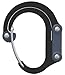 Lulabop Qliplet Carabiner Hanger with Rotating Folding Hook - Strong Clip for Camping, Travel, Adventure Tool, Sports Accessory, Organizing Gadget, Baby Gear