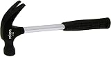 Rolson 10334 8 oz Tubular Steel Claw Hammer MicroFinish Grip Ergonomic view 1