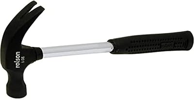 Rolson 10334 8 oz Tubular Steel Claw Hammer MicroFinish Grip Ergonomic