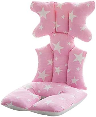 Nicololfle Baby Pure Cotton Stroller Car Seat Liner Pram Insert Portable Changing Pad, Universal Cover Pushchair Size 8037cm Infant Cushion Pad