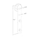 Unionline 6.6 Ft Sliding Barn Door Hardware Kit Country Style (8 FT Straight Style)