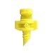 xGarden 120 Pack Yellow 180 Degree Micro Sprayer Fan Jet - for Hydroponic and Aeroponic Misters and Cloners