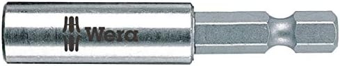 Wera 899/4/1 Universal Holder, 05053457001 0W, 0V, Grey,1/4" x 50 mm, 6.35 mm x 50 mm