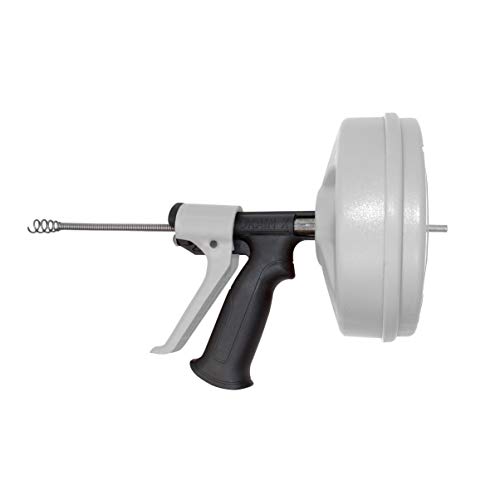 DrainX SPINFEED 50 Foot Drum Auger Use Manually or Drill Powered