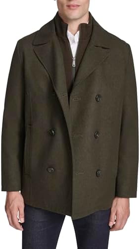 Mil-Tec Men's US Navy Pea Coat Black Size S at Amazon Men's