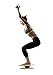 Gradient Fitness Balance Board, Wooden Wobble Board, Circular Non-Slip Physical Therapy Exercise Tool (Black)