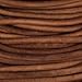#409 Premium Natural Dye Light Brown Round Leather Cord 4mm x 5m