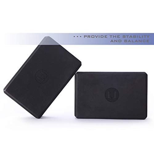Kuku-Lady-Yoga-Block-2PC-High-Density-EVA-Foam-BlockLightweight-and-Non-Slip-Surface-for-Yogato-Improve-Strength-Flexibility-and-BalanceMeditation-Pilates