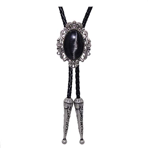 Kissvian Native American Mens Vintage Bolo Bola Tie Cowboy Shirt