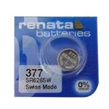 10 Renata Watch Batteries: 377 (Sr626Sw)