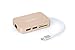 MINIX Neo C, USB-C Multiport Adapter with VGA - Gold (Compatible with Apple MacBook and MacBook Pro). Sold Directly Technology Limited.