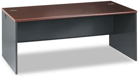 HON 38934NS 38000 Series Desk Shell, 72w x 36d x 29-1/2h, Mahogany/Charcoal