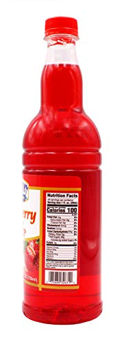 CARIBBEAN RHYTHMS STRAWBERRY SYRUP, 25.4 OZ (PACK OF 1)