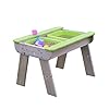 Activiteitentafel voor spelen met zand en water | Picknicktafel met 2 uitneembare kommen | Kinderen staan tafel met…