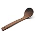 Axe Sickle Natural Straight Handle Wooden Spoon 10.6 inch Classic Wooden Tableware Kitchen Soup Spoon,Porridge Spoon, Kitchen Sauces Soups Cooking Tools 1pcs.