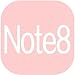 Galaxy Note 8 Case, Glitter Luxury Cute Phone Case Girls with Kickstand, Bling Diamond Rhinestone Bumper Ring Stand Sparkly Luxury Thin Protective Samsung Galaxy Note 8 Case for Girl Women - Rose Gold
