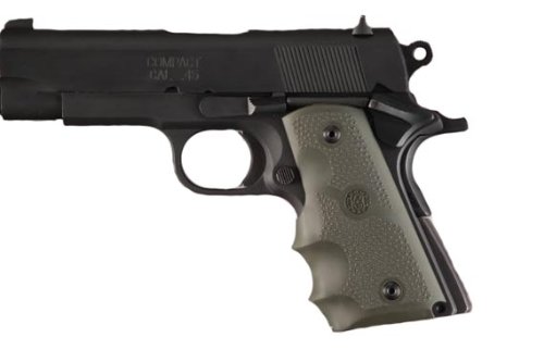 Hogue officers model rubber grip with finger grooves fd…