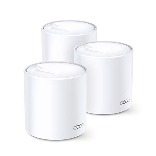 TP-Link Deco WiFi 6 Mesh AX1800Mbps Deco X20(3-Pack), WiFi 6 System for Whole Home, 500㎡ Coverage, Easy Installation, Parental Control, Compatible with All Fiber Boxes