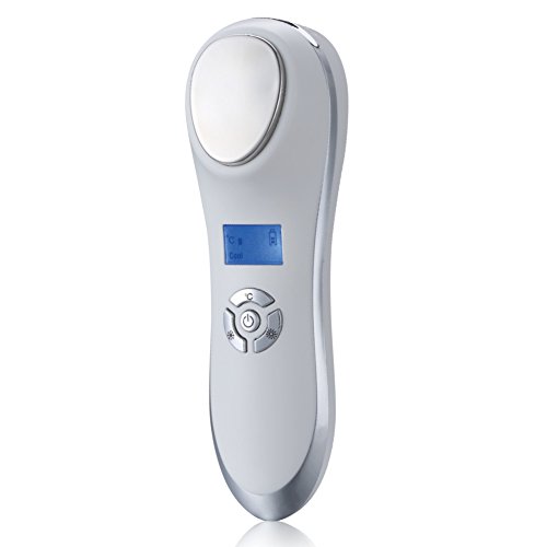 Facial massager skin care device ultrasonic hot and cold for anti…