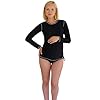 Mermaid-Maternity-Womens-Maternity-Long-Sleeve-Rash-Guard-Swim-Shirt